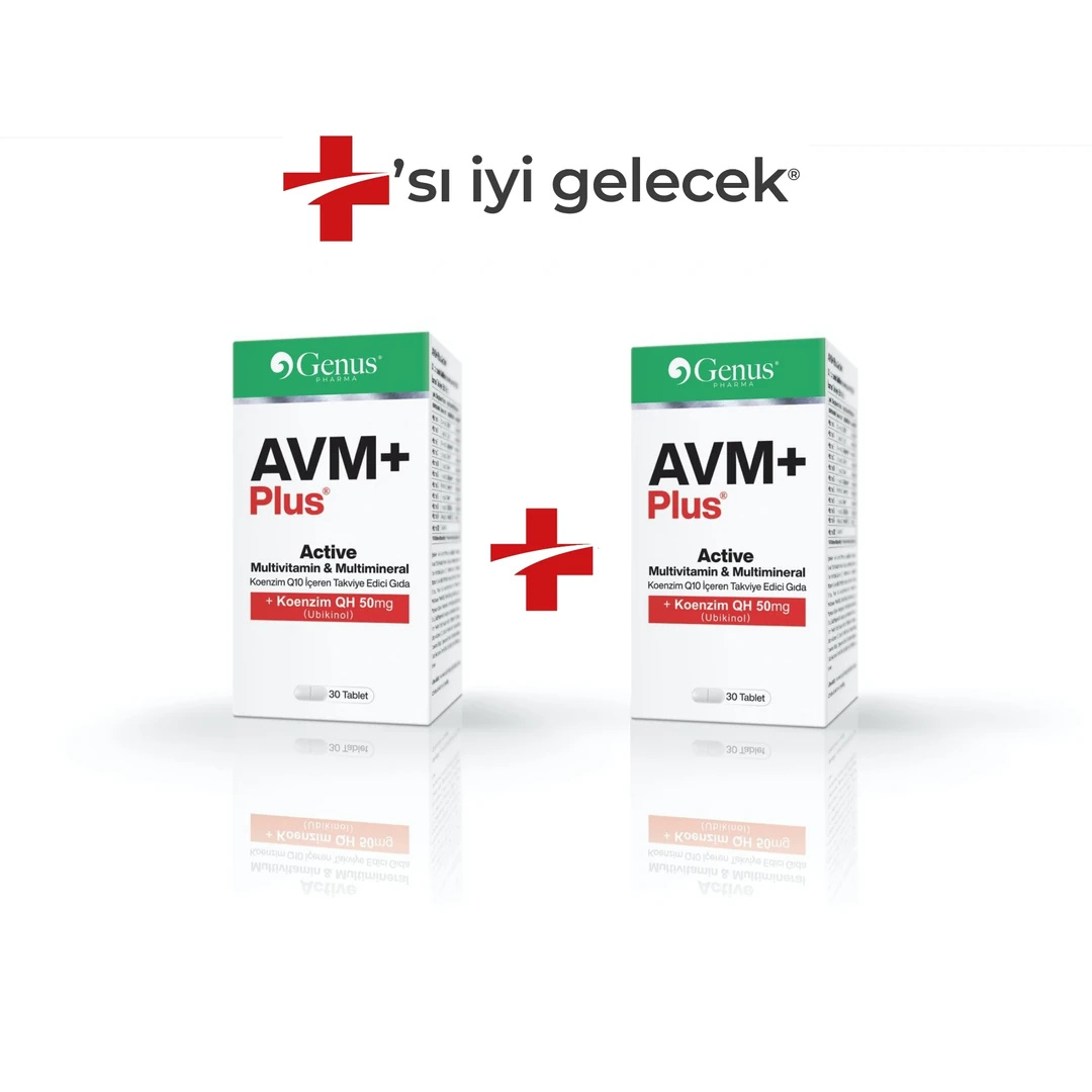 AVM+ Plus® Multivitamin Multimineral ve Koenzim Q10 İçeren Takviye Edici Gıda
